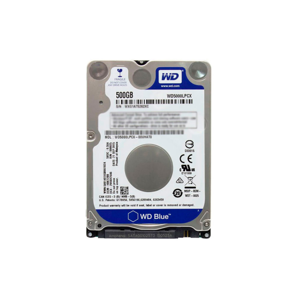Disco mecánico de 500GB de 2.5 USADO